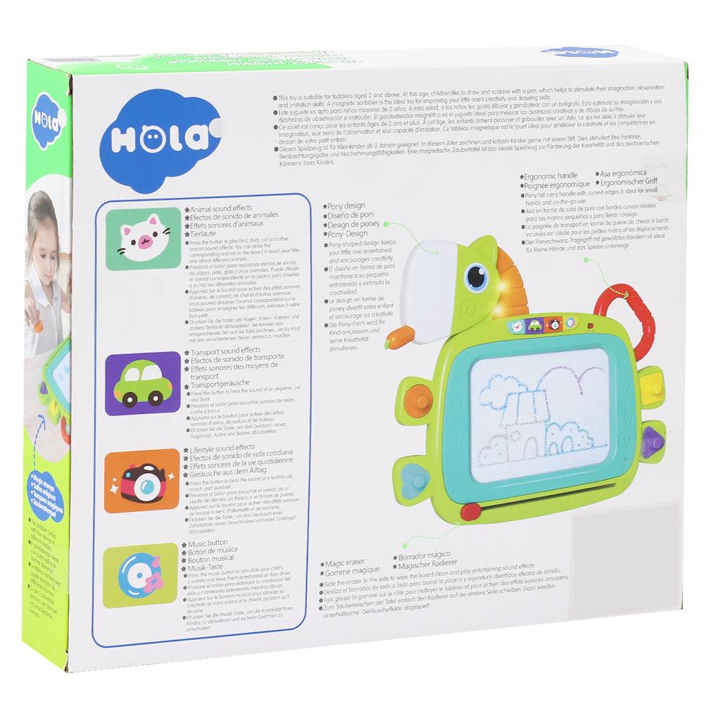 Magnetic Scribbler With Lights And Sounds - Ourkids - Hola