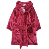 Maroon Fleeced Robe - Ourkids - Ourkids