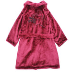 Maroon Fleeced Robe - Ourkids - Ourkids