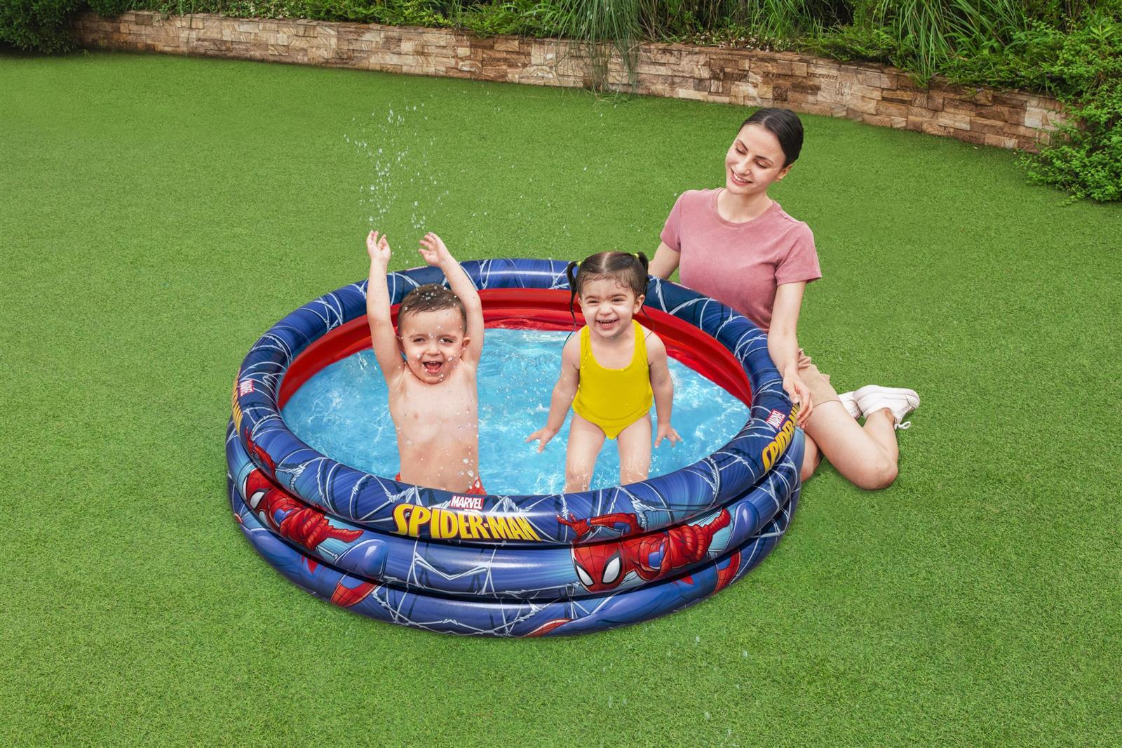 MARVEL ULTIMATE SPIDER-MANâ„¢ paddling pool, 122 x 30 cm - Ourkids - Bestway