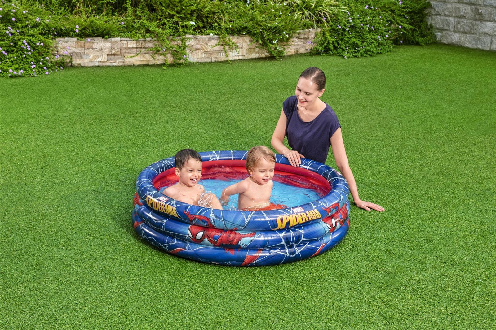 MARVEL ULTIMATE SPIDER-MANâ„¢ paddling pool, 122 x 30 cm - Ourkids - Bestway