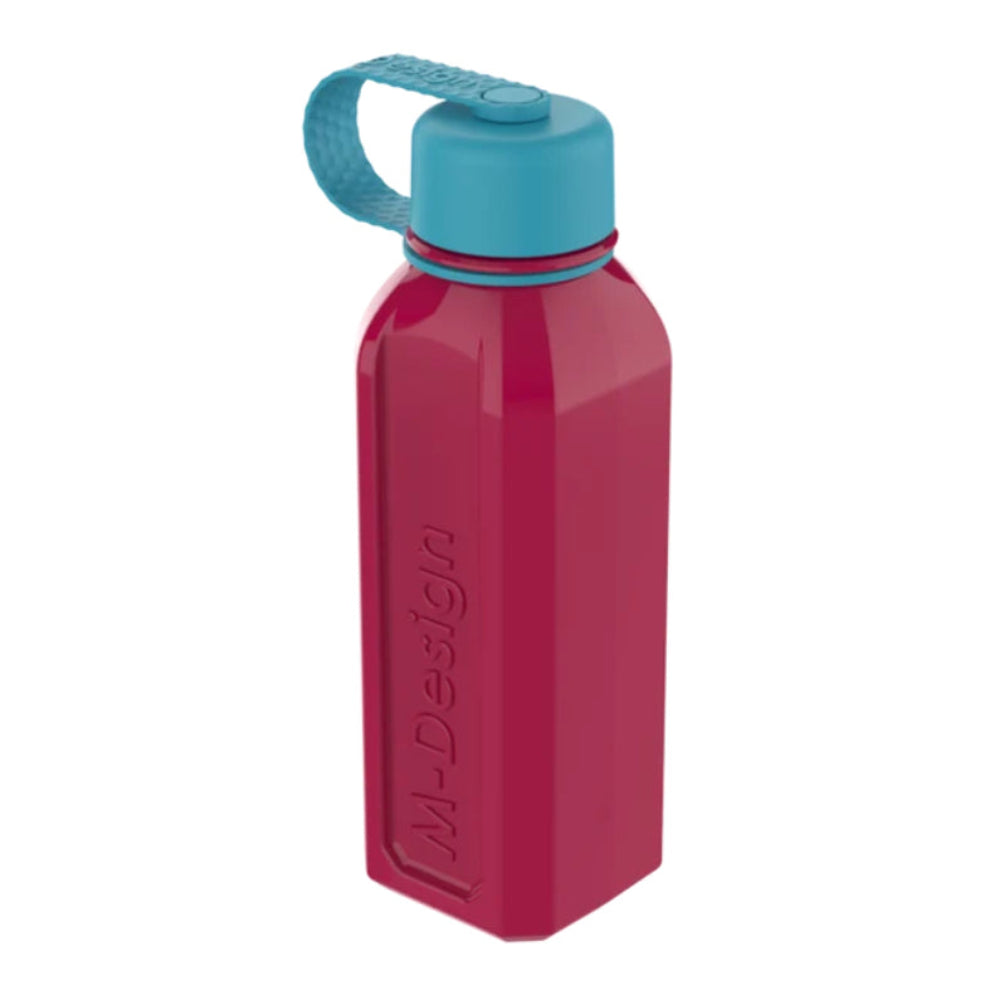 M-Design Bottle 650ml – Fuchsia/Teal