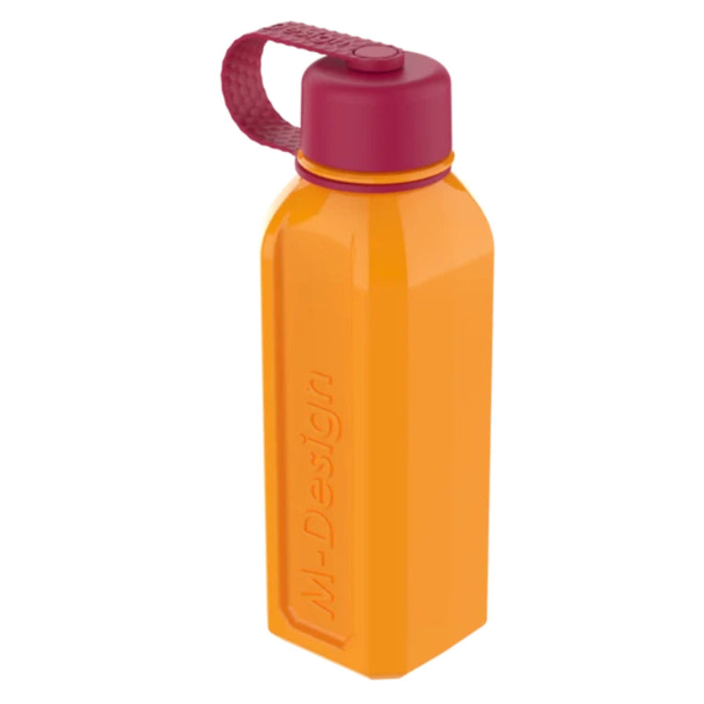 M-Design Bottle 650ml – Orange/Fuchsia