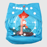 Mermaid Adjustable And Reusable Diaper - Ourkids - Global