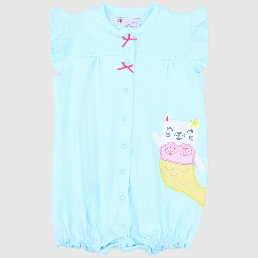 Mermaid Cat Sleeveless Romper - Ourkids - Baby Land