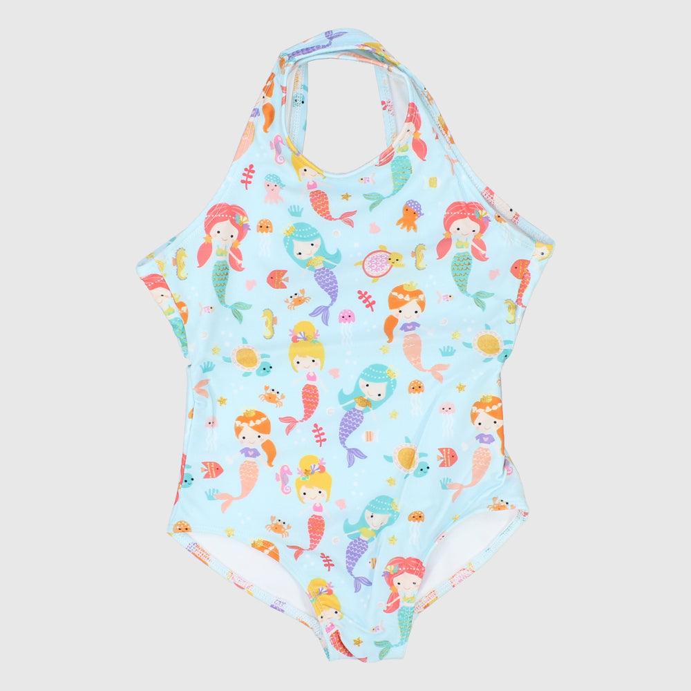 Mermaids One-Piece Swim Suit - Ourkids - Global