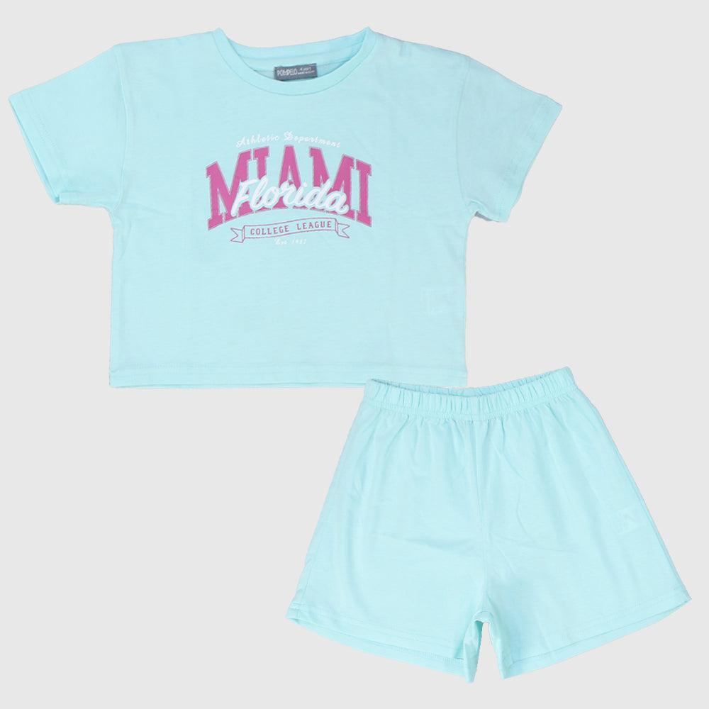 Miami Short-Sleeved Pajama - Ourkids - Pompelo