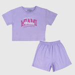 Miami Short-Sleeved Pajama - Ourkids - Pompelo