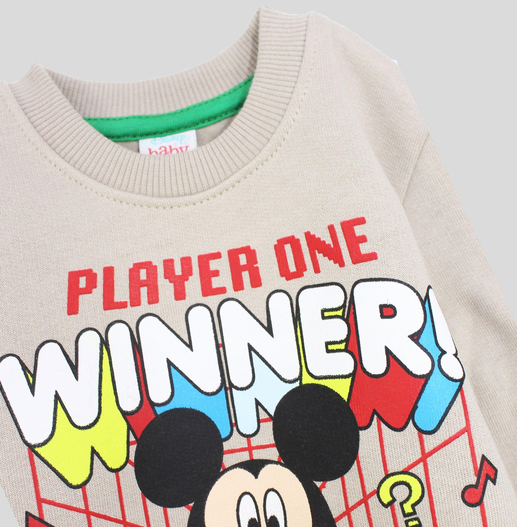 Mickey & Friends Long-Sleeved Fleeced Pajama - Ourkids - Morenella