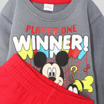 Mickey & Friends Long-Sleeved Fleeced Pajama - Ourkids - Morenella