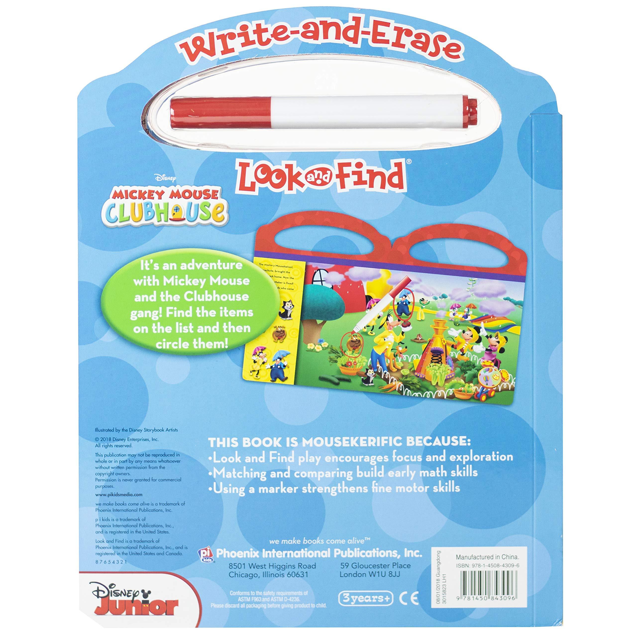 Mickey Mouse Clubhouse - Write-and-Erase Look and Find Wipe Clean Board - Ourkids - OKO