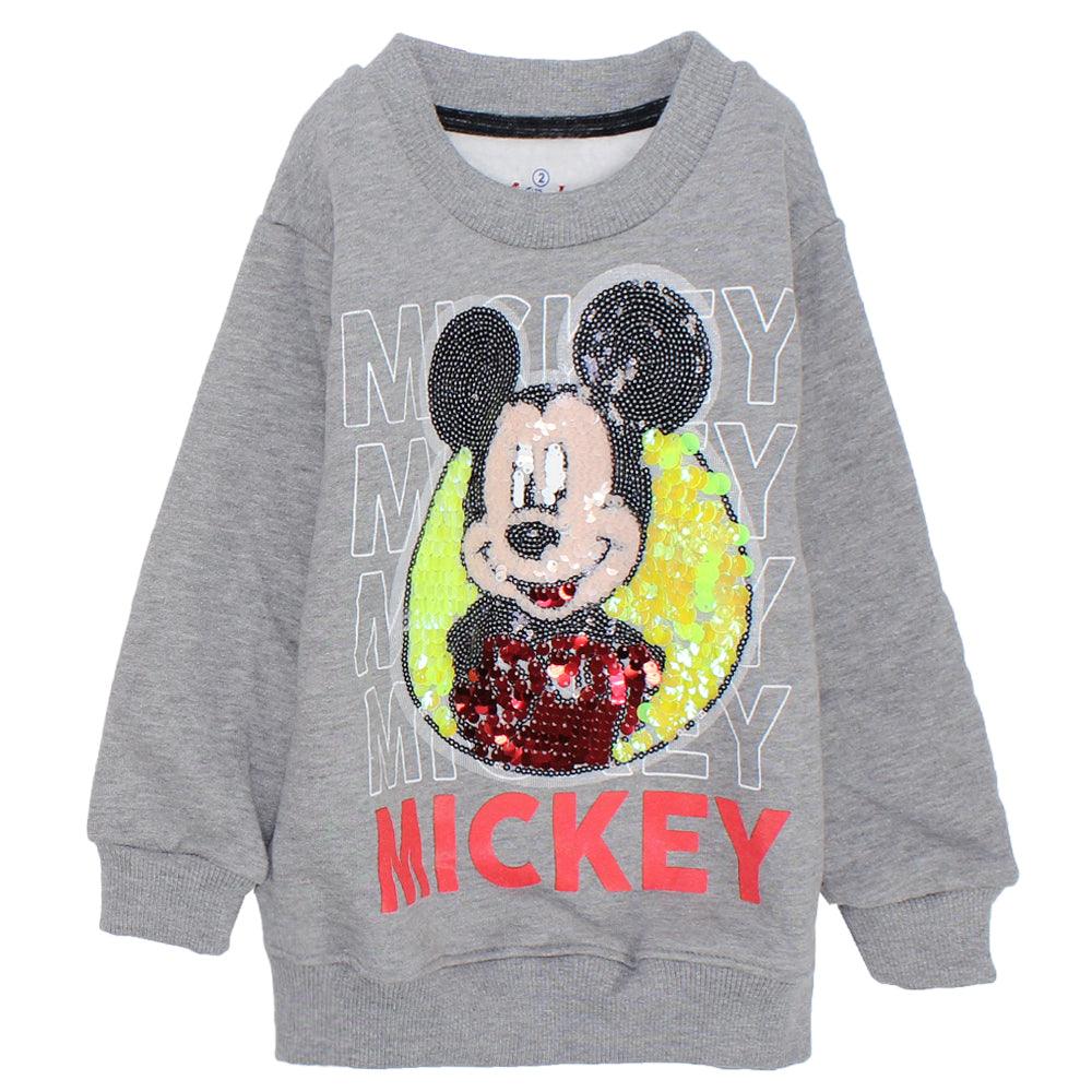 Mickey Mouse Long-Sleeved Fleeced Pajama - Ourkids - JOKY