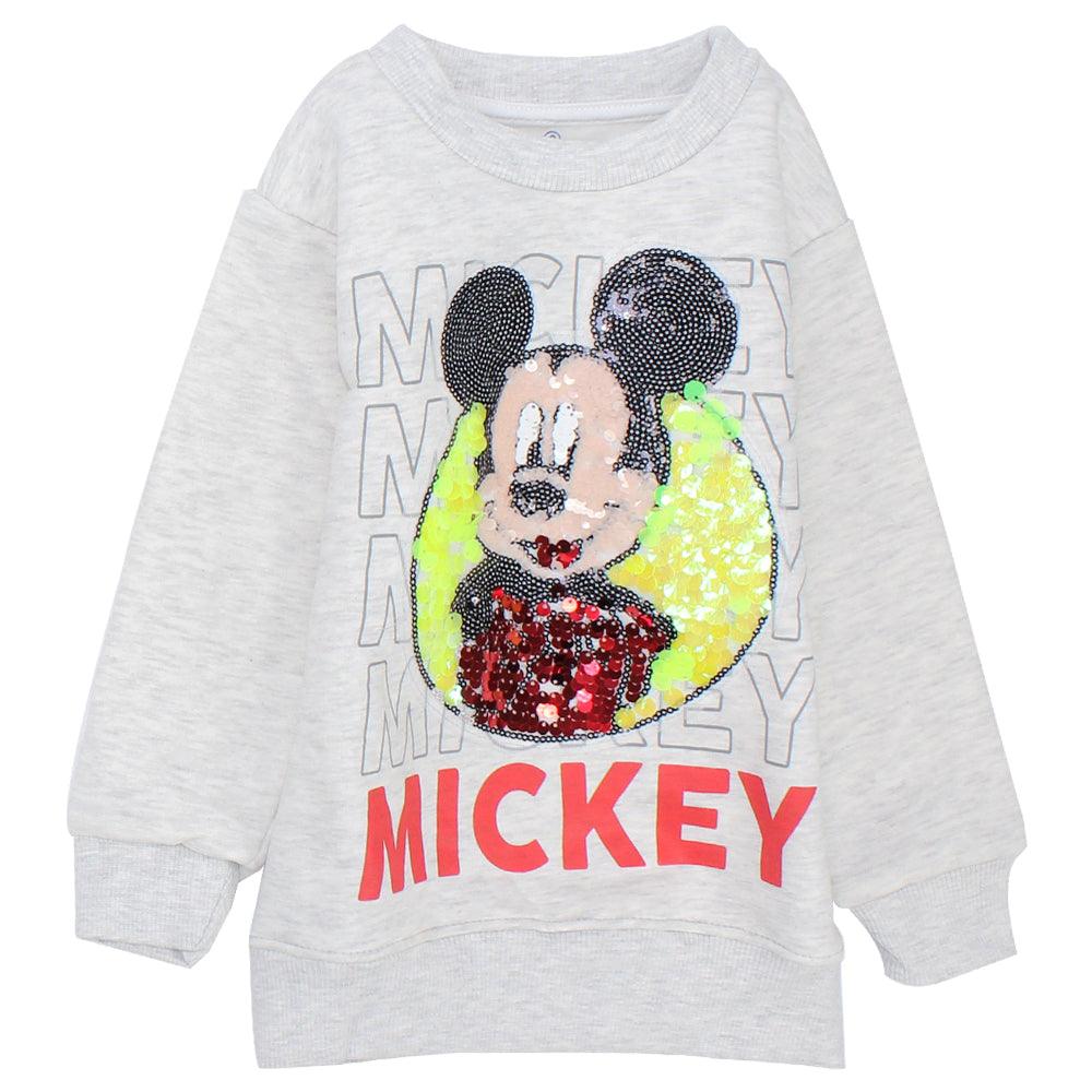 Mickey Mouse Long-Sleeved Fleeced Pajama - Ourkids - JOKY