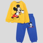 Mickey Mouse Long-Sleeved Fleeced Pajama - Ourkids - Morenella