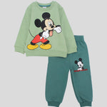 Mickey Mouse Long-Sleeved Fleeced Pajama - Ourkids - Morenella