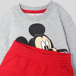 Mickey Mouse Long-Sleeved Fleeced Pajama - Ourkids - Morenella