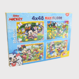 Mickey Mouse Puzzle 4x48 Pieces 2 In 1 - Ourkids - Lisciani