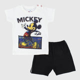 Mickey Mouse Short-Sleeved Pajama - Ourkids - JOKY