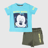 Mickey Mouse Short-Sleeved Pajama - Ourkids - Morenella