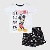 Mickey Mouse Short-Sleeved Pajama - Ourkids - Papillion