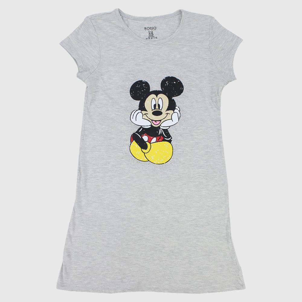 Mickey Mouse Sleeveless Nightgown - Ourkids - Rosso