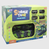 Military Tank Set with 4 carts - Storage Tank - Ourkids - OKO