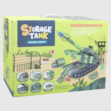 Military Tank Set with 4 carts - Storage Tank - Ourkids - OKO