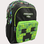 Minecraft Black/Green 17 Inches Backpack - Ourkids - Smiggle