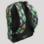 Minecraft Black/Green 17 Inches Backpack - Ourkids - Smiggle