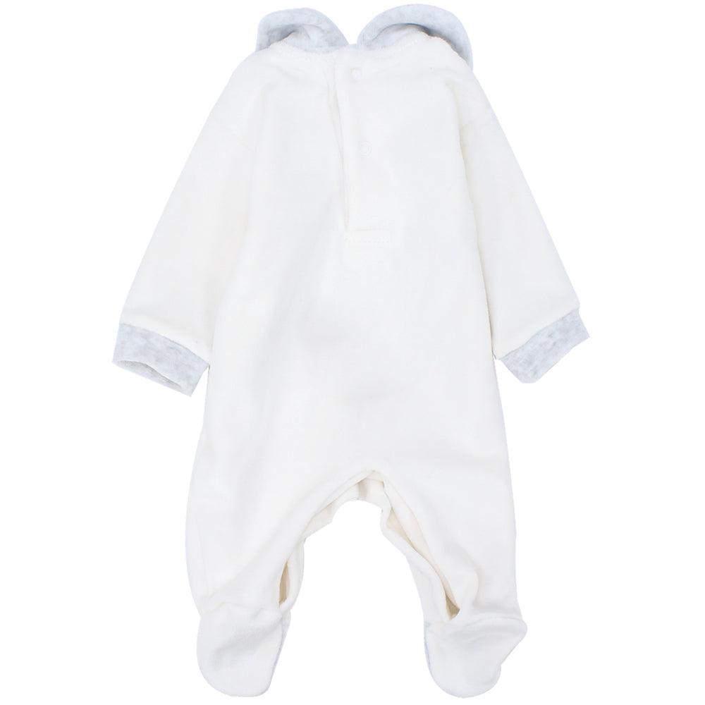 Mini Bow Velvet Baby Footie - Ourkids - Papillion