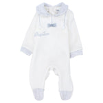 Mini Bow Velvet Baby Footie - Ourkids - Papillion