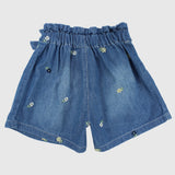 Mini Flowers Jean Shorts - Ourkids - Quokka