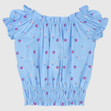 Mini Flowers Sleeveless Blouse - Ourkids - Quokka