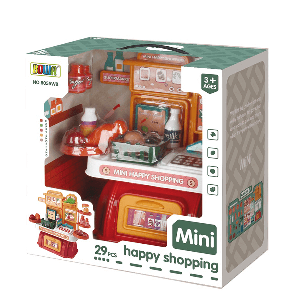 Mini Happy Shopping Supermarket Counter - Ourkids - Bowa