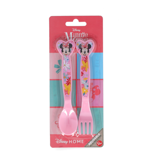 Minnie Mouse Children's Cutlery Spoon Fork Set - Ourkids - Stor