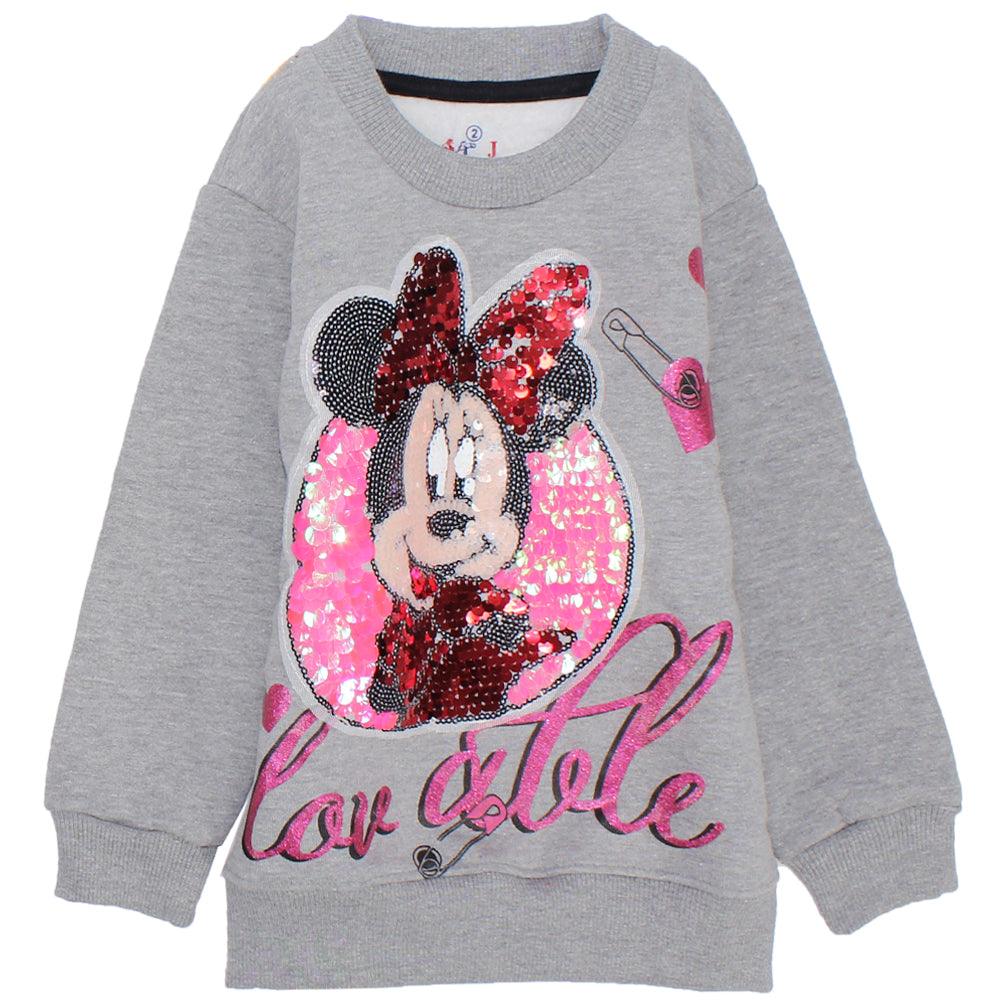 Minnie Mouse Long-Sleeved Fleeced Pajama - Ourkids - JOKY