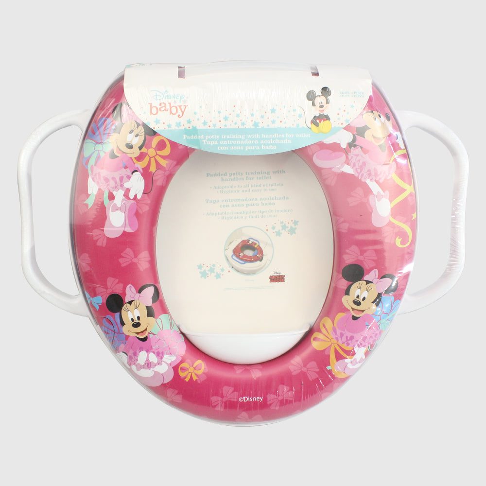 Minnie Mouse Soft Toilet Seat With Handles - Ourkids - OKO