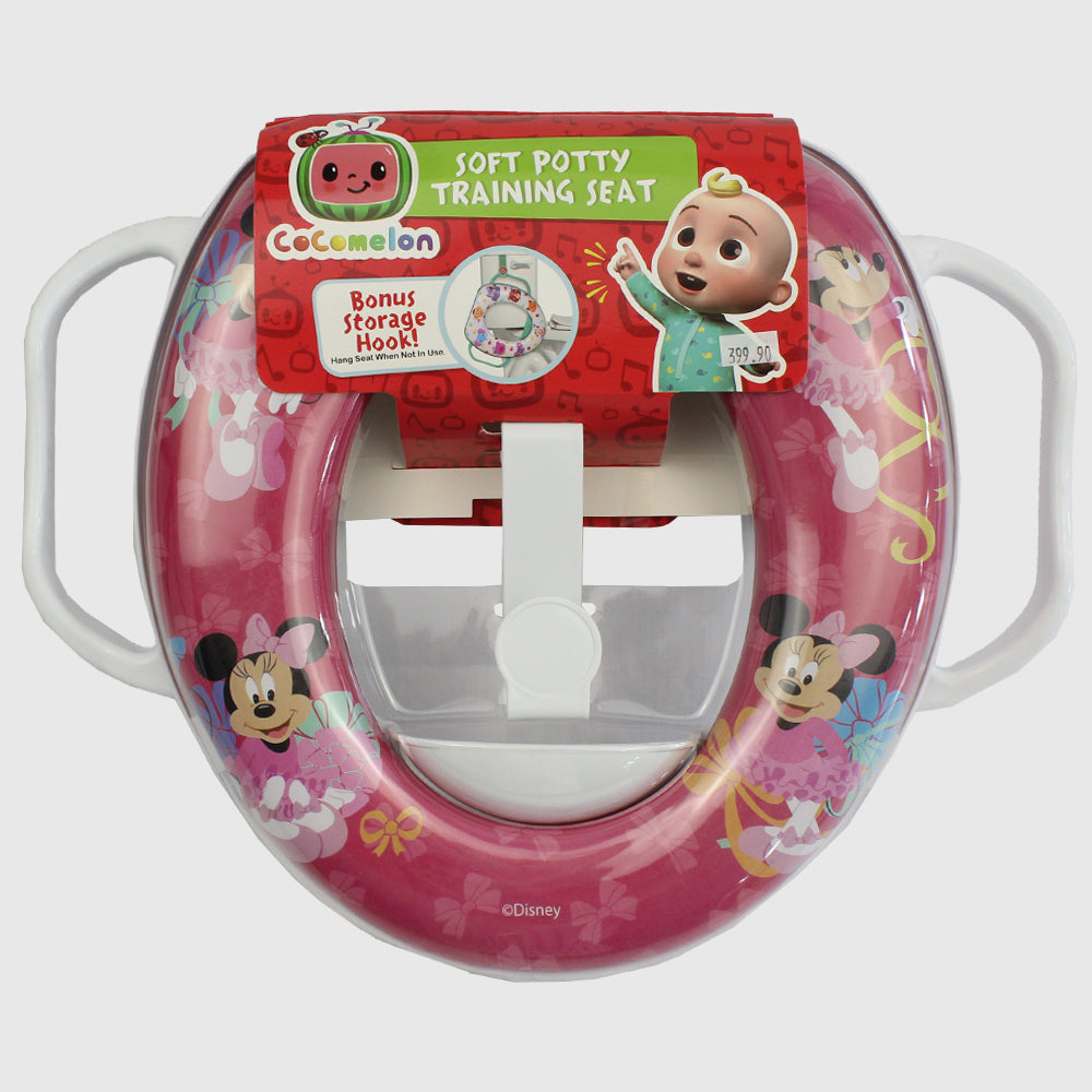 Minnie Mouse Soft Toilet Seat With Handles - Ourkids - OKO