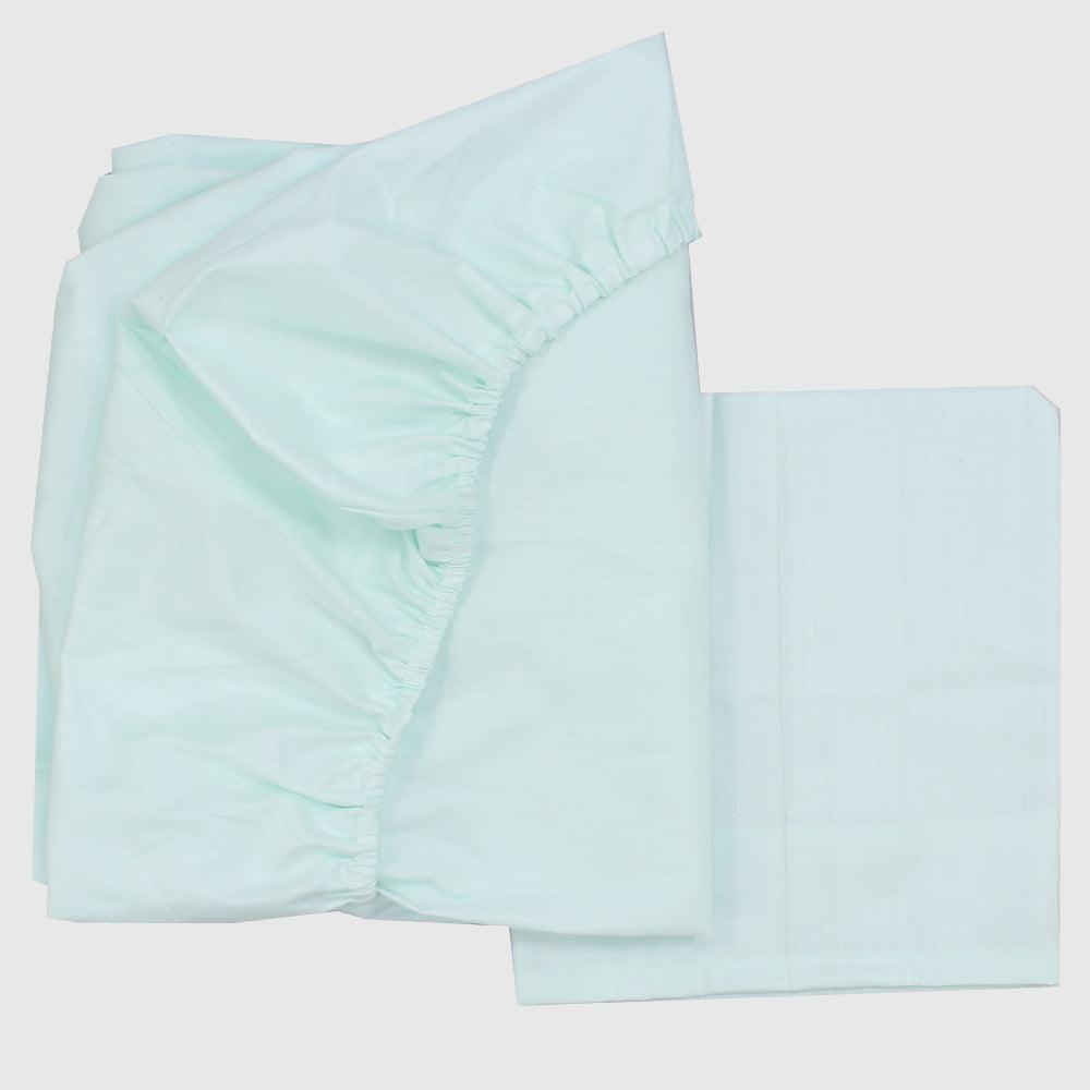 Mint Green Bed Sheet Set - Ourkids - Baby Moment