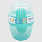 MINTY TEAL SISTEMA 515ML SNACK CAPSULEâ„¢ TO GOâ„¢ FOOD STORAGE - Ourkids - Sistema