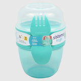 MINTY TEAL SISTEMA 515ML SNACK CAPSULEâ„¢ TO GOâ„¢ FOOD STORAGE - Ourkids - Sistema