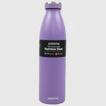 MISTY PURPLE SISTEMA HYDRATION 750ML STAINLESS STEEL BOTTLE - Ourkids - Sistema