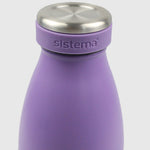 MISTY PURPLE SISTEMA HYDRATION 750ML STAINLESS STEEL BOTTLE - Ourkids - Sistema