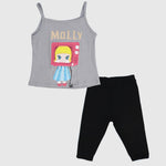 Molly's Sleeveless Pajama - Ourkids - Rosso