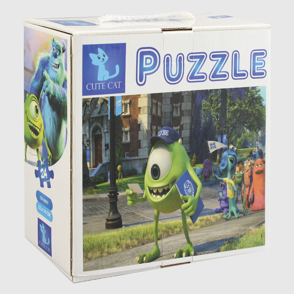 Monsters Inc Puzzle - 2 in 1 (20 & 24 Pieces) - Ourkids - Cute Cat