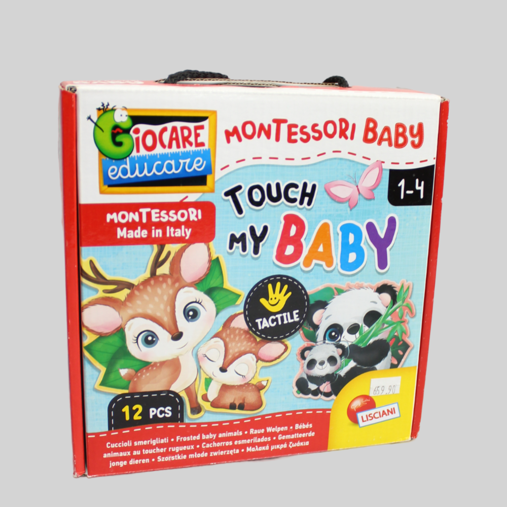 Montessori Baby Touch My Baby 12 Pieces - Ourkids - Lisciani