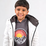 Mountain Top Long-Sleeved Hooded T-shirt - Ourkids - Playmore