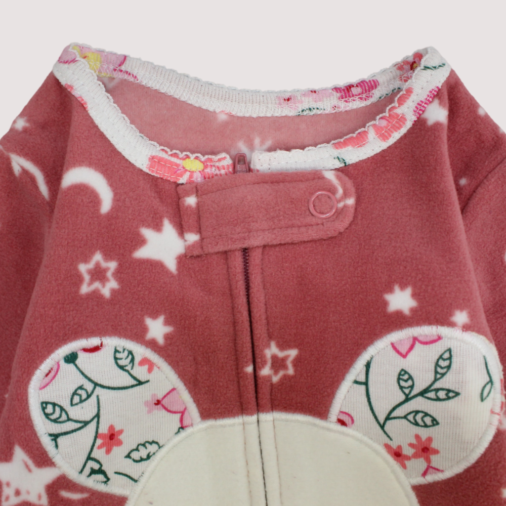 Mouse Head Long-Sleeved Baby Footie - Ourkids - Carter's