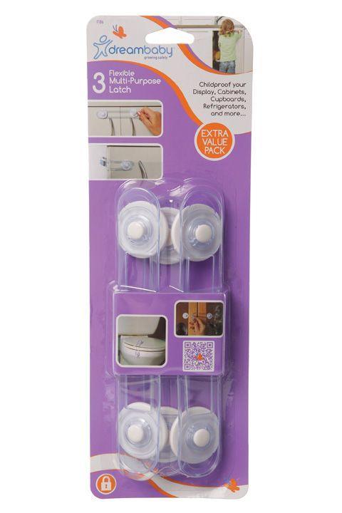 Multi-purpose Latches 3 Pack DreamBaby - Ourkids - Dreambaby