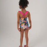 Multicolored Doodles Swim Suit - Ourkids - Playmore